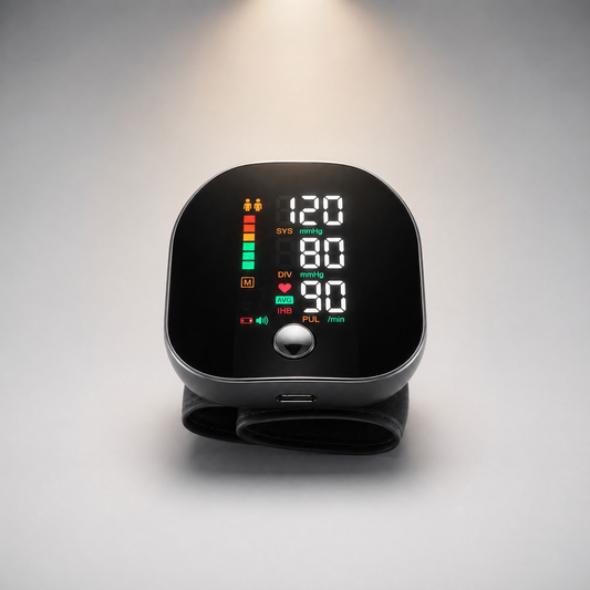 TensioPro™ - Smart Wrist Blood Pressure Monitor