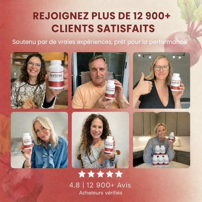 Extrait de Betterave — Soutien Naturel à l'Oxyde Nitrique